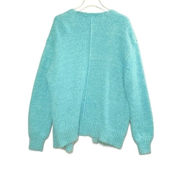Free People Never Mind Oversized Cardigan in Blue Butterfly Size XS - Picture 3 of 8